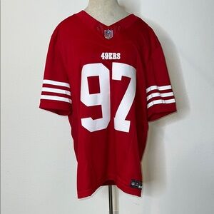 Nike NFL San Francisco Forty Niners Engineered Dri-Fit Nick Bosa 97 Jersey
